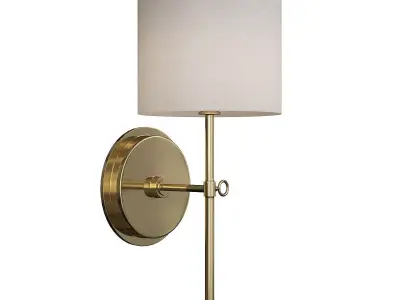 KEYSTICK WALL SCONCE Low-poly 3D model
