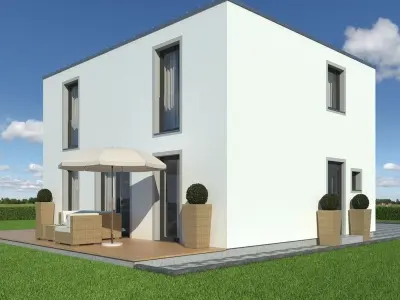 Family House 9 3D model purchase