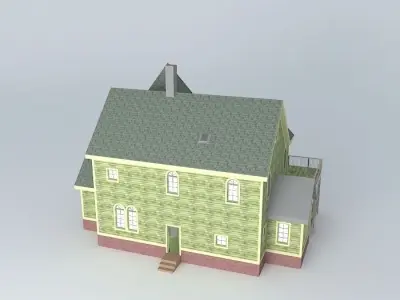 Gothic Style House Free 3D model