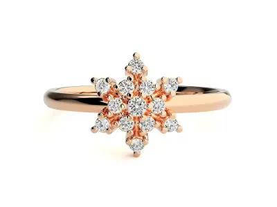 Women ring 3D print model 84