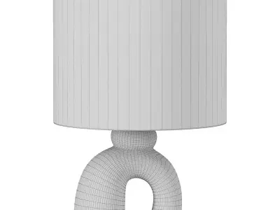 Mesa Ceramic Lamp Ensemble 3D model