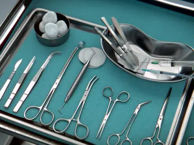  Surgical Instruments - Medical Equipment Collection 