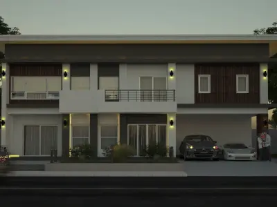 Exterior Villa House 3D model