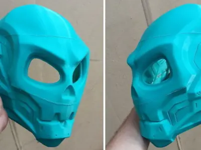 NEO SKULL - cosplay mask - digital STL file for 3D-Pprinting 3D print model