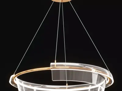 Solstice LED Chandelier 3D model