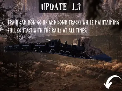 Ultimate Train System Low-poly 3D model