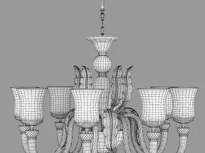 804480 Petalo Lightstar Chandelier 3D model