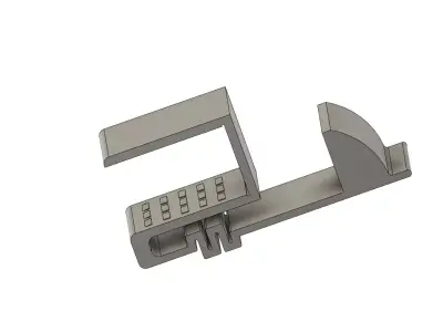 Closet or Shelf door auto lock 3D print model