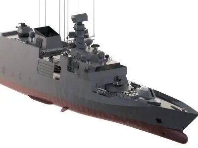 Greek Navy  Corvette 3D model