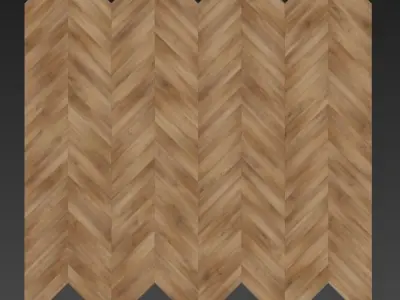  Parquet chevron classic Floor Low-poly 3D model