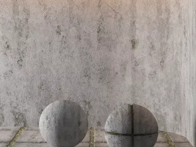 Hemase Mat 04 - Concrete - 2 Mats - Sbsar Texture