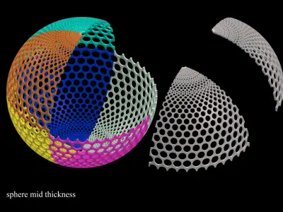 sphere dome 3D model