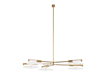 5-Light Branching Disc By Lindsey Adelman 3D model