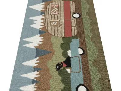 Rug Set 975 3D model
