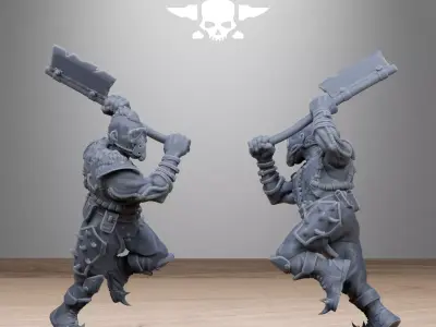 Corrupted Guard Spikers 3D print model