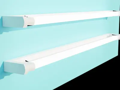 Light low poly Low-poly 3D model
