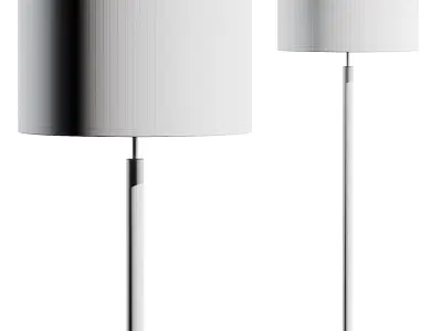 Altmar II Natural Maple Floor Lamp 3D model