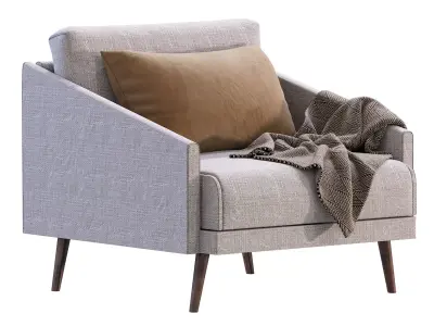 Armchair SEVILLE by Cazarina 3D model