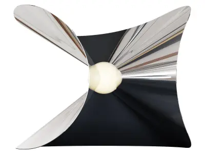 roche bobois mariposa table lamp 3D model