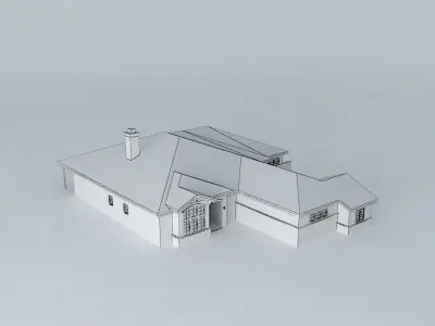 Spanish House Free 3D model