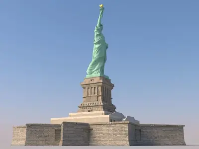 Statue of liberty 3D model