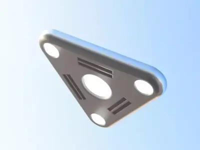 Ufo triangle 3D print model
