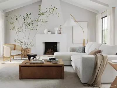 Stockholm Interior scene 3D model