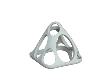 SciFi Cube Object No 58242 Low Poly Shape Low-poly 3D model