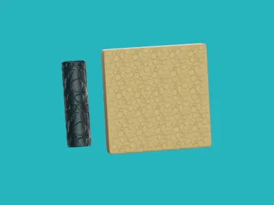 6  SEAMLESS TEXTURE ROLLER FOR WARGAMING DND 3D print model