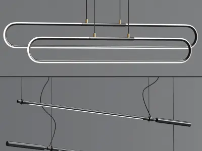 Calypso Linear Suspension Set 3D model