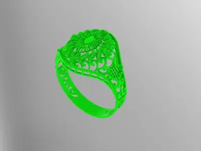 Gold Ring 24 3D print model