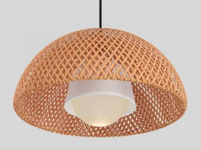 2 SINNERLIG Woven pendant lamp by PBR Materials Low-poly 3D model
