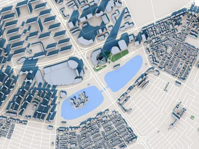 Lotte World Tower Parc1 Tower Seoul Korea 3D model