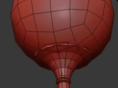 Ball Valley Chandelier 3D model
