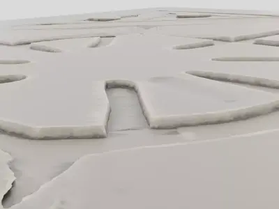 Fantasy Dungeon Stone Trap Plate for 3D print 3D model