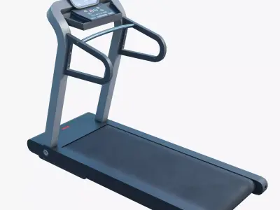 Gym Treadmill - LowPoly 3D model