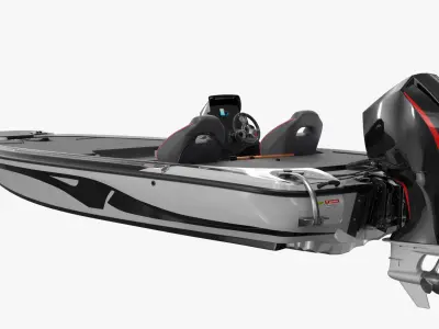  Outboard Sprint Powerboat White 