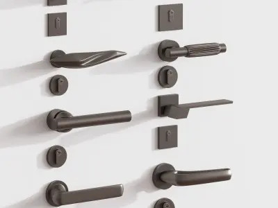 Door knob 01 3D model