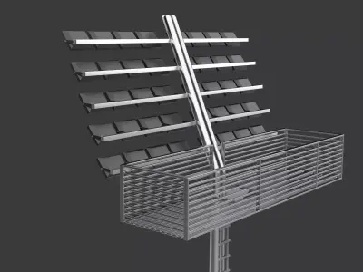High Mast Stadium 3D model