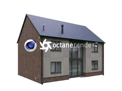 HOUSE PLOT-C2 - octane 3D model