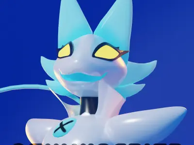 Tasque Manager      DELTARUNE CHAPTER 2    VRCHAT READY Low-poly 3D model