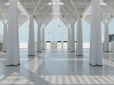 Convention and Exhibition Center 3 3D model