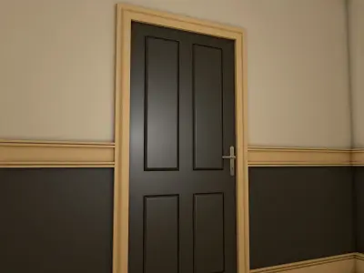 Apartment Hallway 3D model