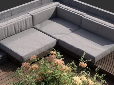 SITTING AREA NO5 A 3D model