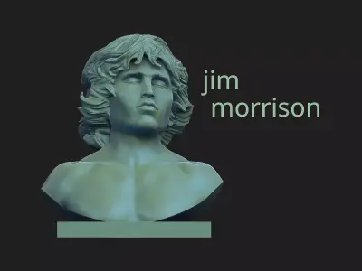 jim morrison 3D print model