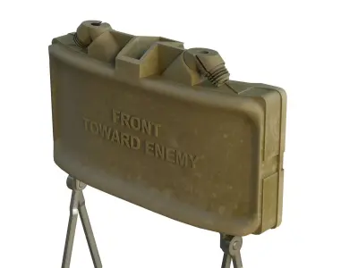 M18A1 Claymore Mine Low-poly 3D model