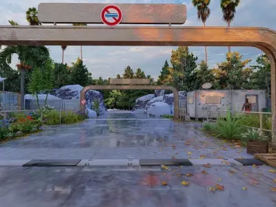 Check Post 3D model