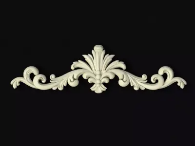 dekor ornate ornament 3D model 3