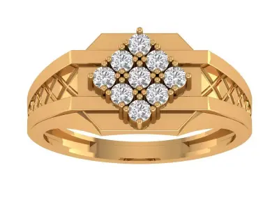 Gents Ring 3D print model shop