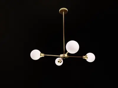 ceiling light lamp Low-poly 3D model